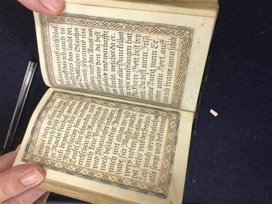 Johannes Kirchring the Younger. Psalter in the German translation of Martin Luther. A calligraphic manuscript on vellum and paper